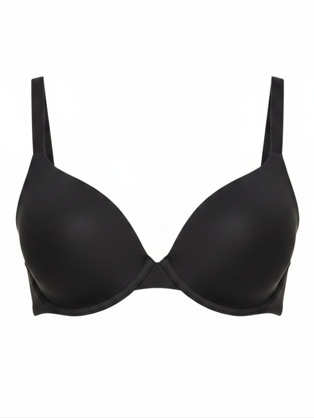 Skims Smoothing Intimate Full Coverage Lightly Lined Bra Onyx Black 34D NWT